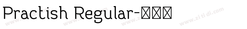 Practish Regular字体转换